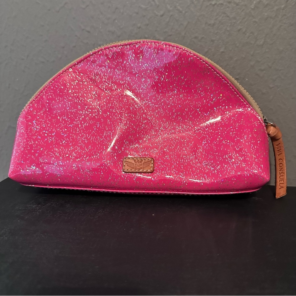 Consuela Hottie Glitz Large Dome Cosmetic Bag